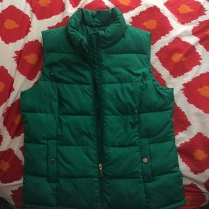 Charter Club Exclusive Sage Green Puffer Vest